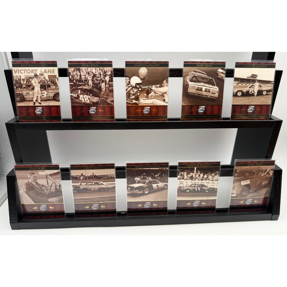 NASCAR Hall of Fame 2010 Press Pass Card Lot Petty Johnson 10 Cards S598